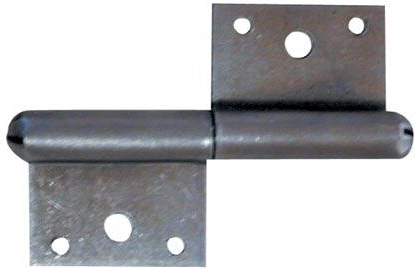 Bisagra de ventana 100 mm derecha, galvanizada