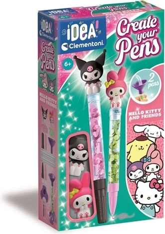 Clementoni Idea mini fábrica de bolígrafos Hello Kitty y amigos