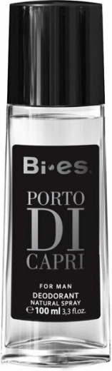 Desodorante perfumado para hombre en frasco de vidrio BI-ES Porto di Capri 100 ml