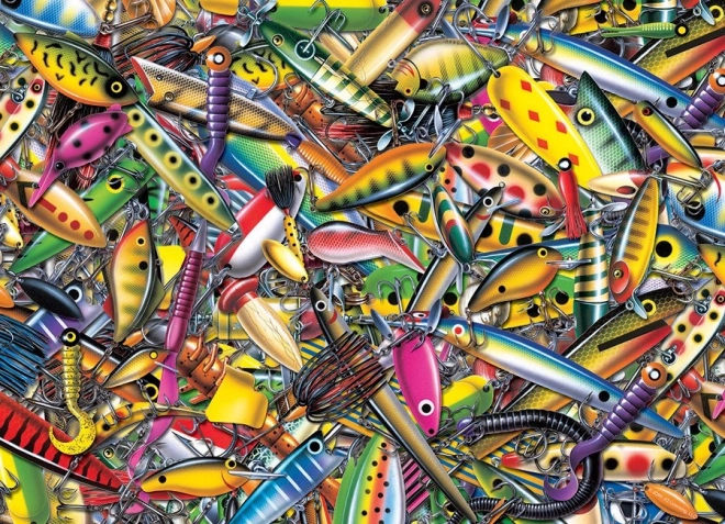 Puzzle Señuelos de pesca 1000 piezas COBBLE HILL