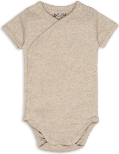 Body cruzado Lodger de manga corta melange beige talla 62