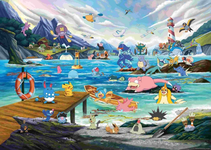 Ravensburger Pokémon Breakout 3 puzzle, 1000 piezas