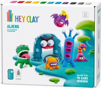HEY CLAY masa para modelar Alienígenas