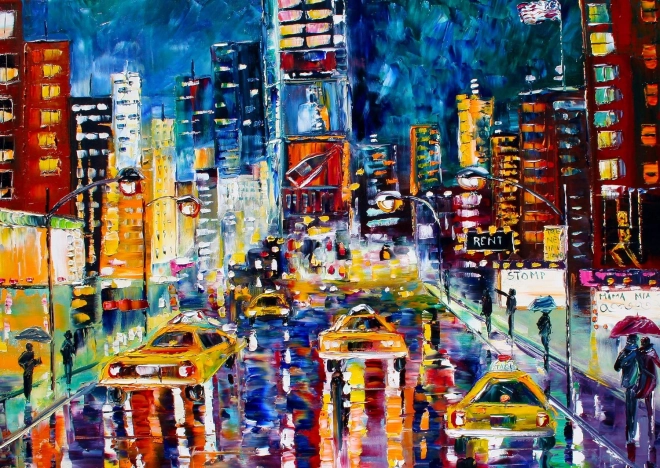 Puzzle Luces de Nueva York 1000 piezas