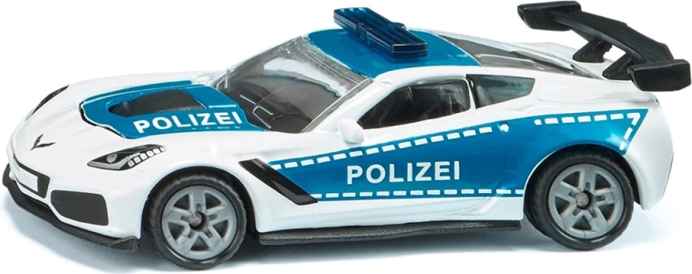 Coche de policía Siku Chevrolet Corvette ZR1