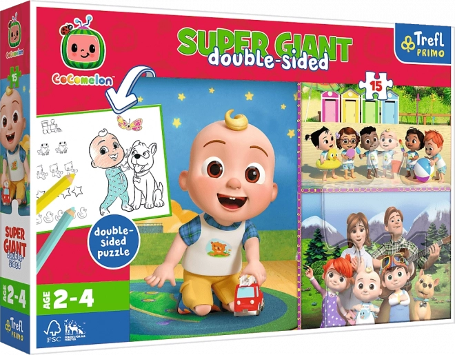 Puzzle Obr Tiny 15 piezas - Cocomelon Día divertido con amigos
