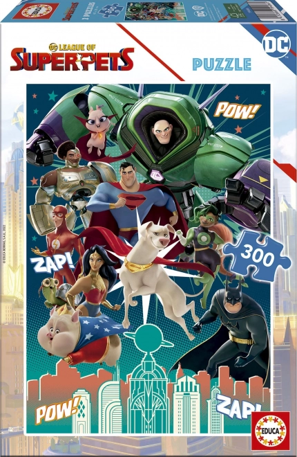 Puzzle DC Liga de Supermascotas 300 piezas