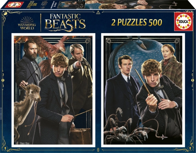 Puzzle EDUCA ANIMALES FANTÁSTICOS 2×500 piezas