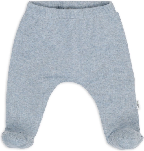 Pantalones para recién nacido Lodger Melange Blue Fogg talla 50