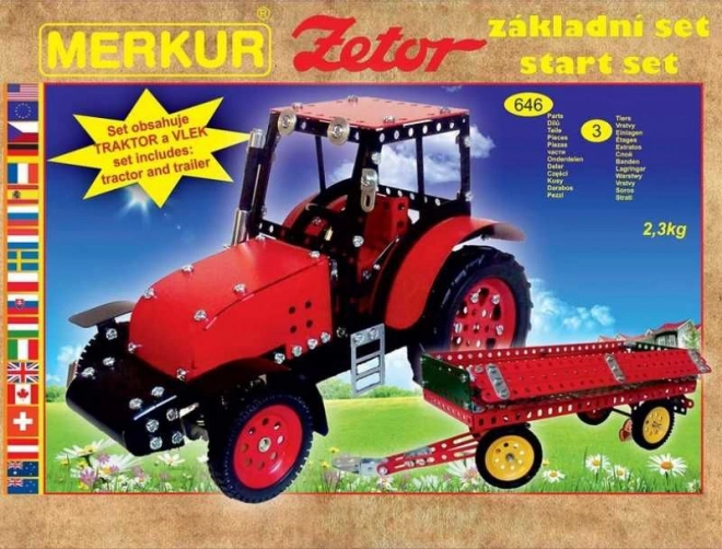 Kit de construcción MERKUR tractor ZETOR – set básico