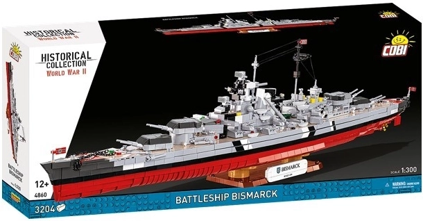 Kit de construcción del acorazado BISMARCK 1:300 – 3204 piezas