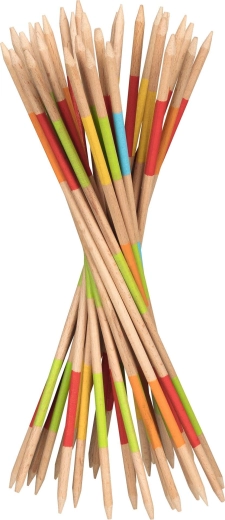 Mikado – juego de destreza de madera 18 cm - 1 unidad