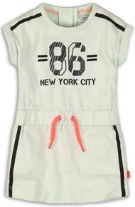 Vestido infantil Dirkje joyful lets rock mint