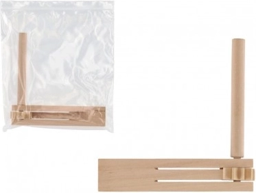 Carraca de madera 13 × 13 cm en bolsa