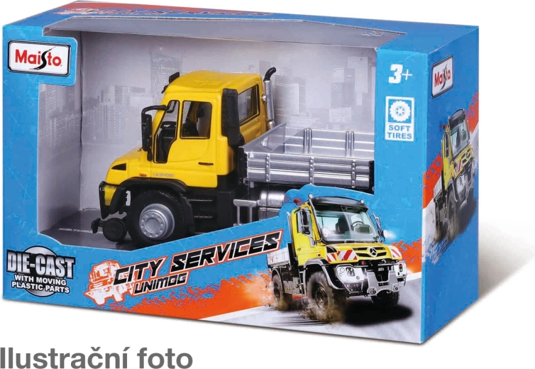 Maisto Unimog City Service modelo de vehículo de trabajo