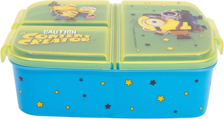 Caja STOR para merienda con compartimentos Minions