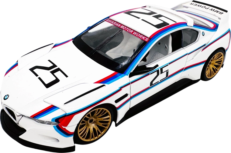 Modelo metálico 1:24 BMW 3.0 CSL Hommage blanco