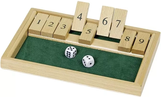 Juego de viaje Shut the box II