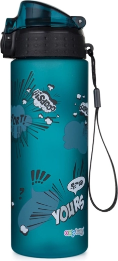 Botella para beber OXY Click 600 ml Comics de Tritán