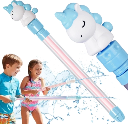 Pistola de agua con unicornio 48 cm – bomba rociadora para niños