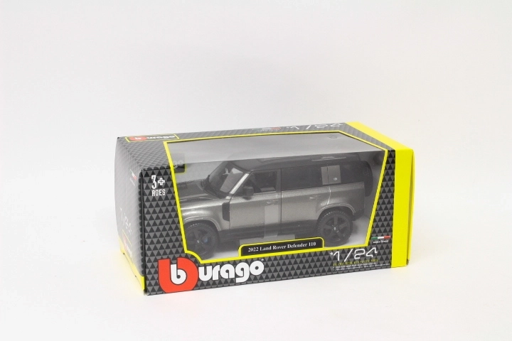 Bburago Land Rover Defender 110 2022 gris metalizado 1:24