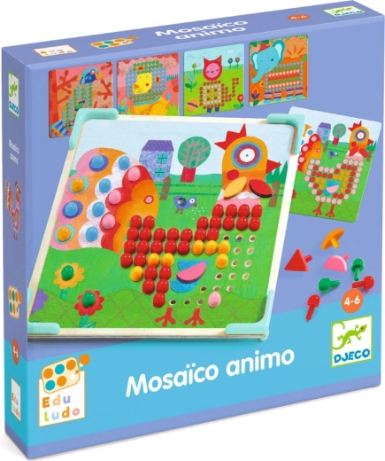 Set artístico Djeco animales en mosaico