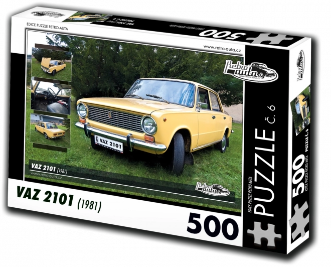 RETRO-AUTA Puzle VAZ 2101 1981 500 piezas