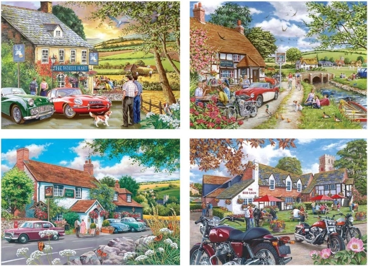 Puzzle House of Puzzles Historias de la taberna 4 × 500 piezas