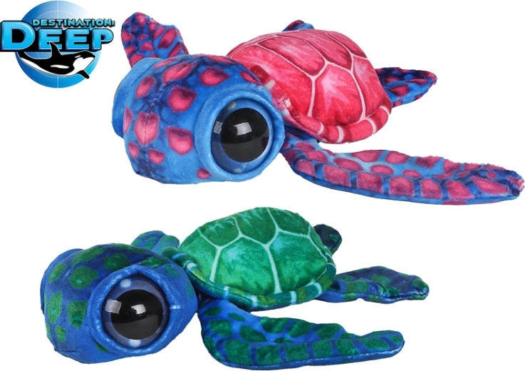 Tortuga de peluche Destination Deep 18 cm