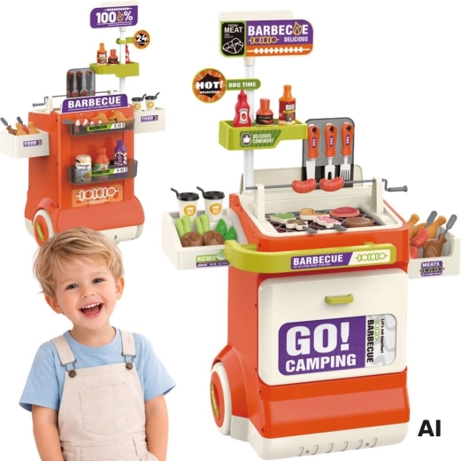 Carrito de barbacoa BBQ interactivo Woopie - 1 unidad