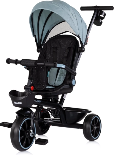 Triciclo infantil con capota 2 en 1 CHIPOLINO Max Sport, Matcha