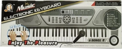 Teclado electrónico con 54 teclas