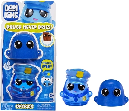MGA DohKins figura de policía Officer con plastilina aromática que no se seca