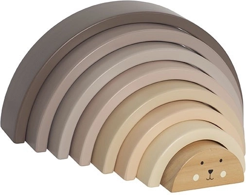 Arcoíris de madera apilable Jabadabado