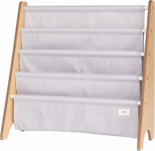 3 Sprouts soporte para libros recycled solid/light gray - 1 unidad
