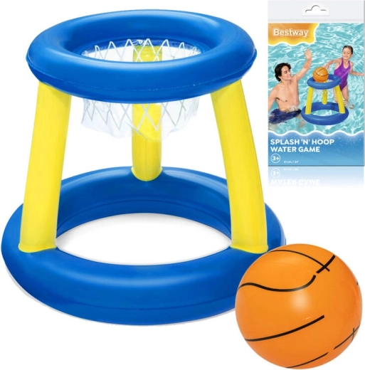 Canasta de baloncesto inflable para agua con pelota BESTWAY