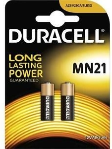 Batería alcalina 12 V DURACELL MN21 A23