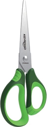 Tijeras escolares Keyroad Soft 15 cm verdes