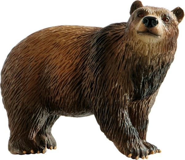 BULLYLAND oso pardo – figura pintada a mano sin PVC