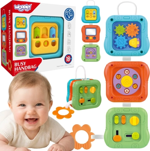 Cubo sensorial manipulativo 6 en 1 Woopie Baby