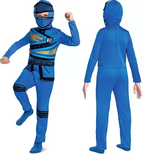 Disfraz infantil LEGO NINJAGO Jay 127–136 cm (7–8 años)