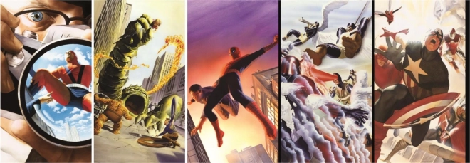 Puzle panorámico CLEMENTONI – 80 años de MARVEL, 1000 piezas