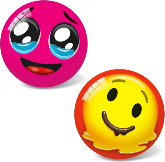 Pelota con cara de emoji 11 cm