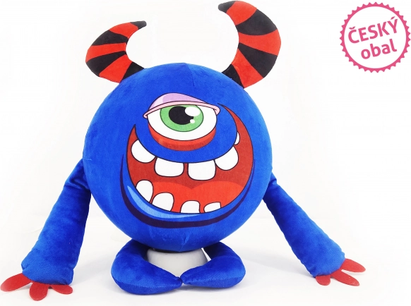 Balón inflable de felpa - cíclope cornudo 30 cm