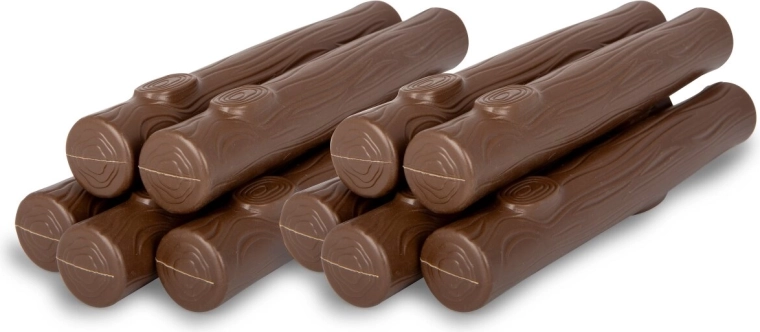 Troncos de madera JAMARA para modelos de maquinaria agrícola, 10 unidades