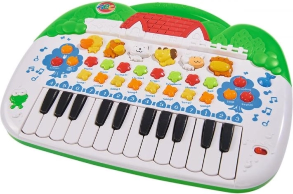 Piano infantil con animalitos con luces y sonidos