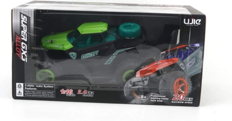 Coche RC con control remoto 1:16