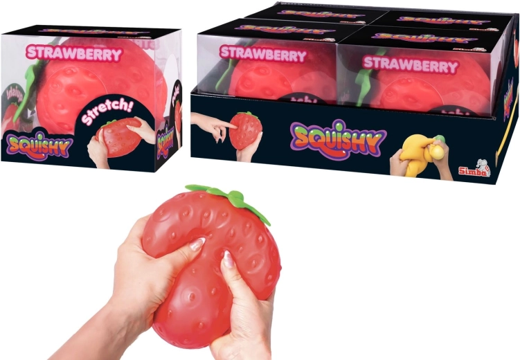 Fresa squishy de 15 cm