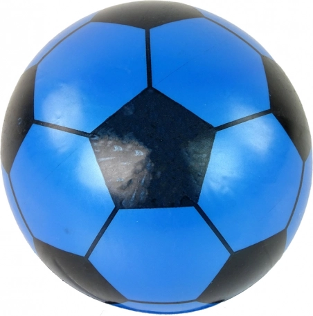 Balón de goma ligero azul‑negro 23 cm