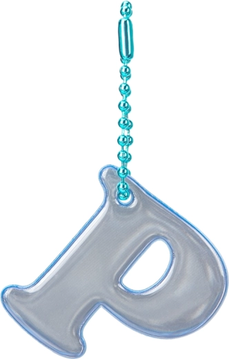 Colgante reflectante Baagl letra P